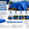 Plandeka 3x5 Niebieska PLANDEKA 3x5m NIEBIESKA- MOCNA OCHRONA NA KAŻDĄ POGODĘ