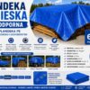 PLANDEKA 6x10m NIEBIESKA