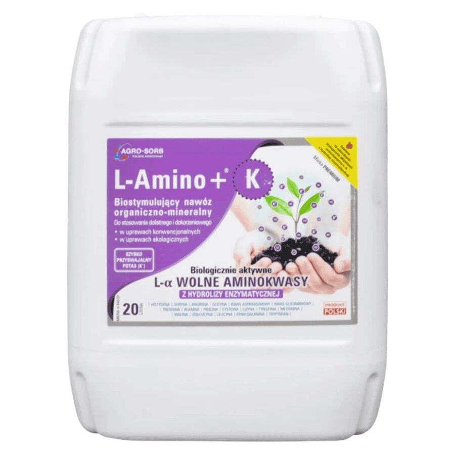 Agro-kam +k 20l AGRO-SORB L-AMINO+K 20l (Aminokwasy,Potas)