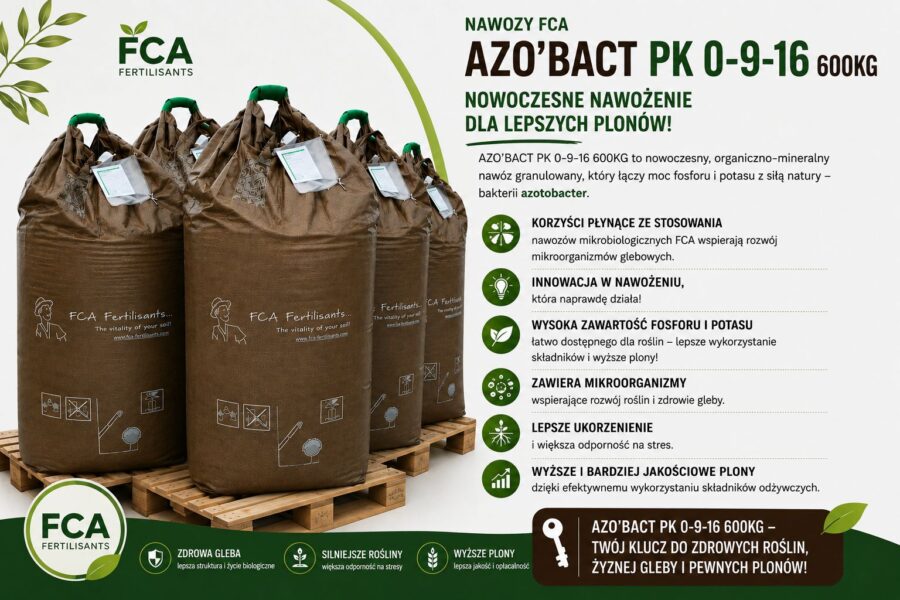 Azobact 9-16 AZO'BACT PK 9-16 BB 600 KG (Fosfor,Potas,Bakterie) FCA