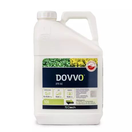 Dovvo 10l DOVVO 375 SC 10L Fungicyd i regulator wzrostu rzepaku-Zamiennik Toprexu