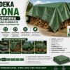 PLANDEKA 5X6m 90g/m2 (Zielona,gruba,wytrzymała)