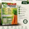Prosan 7-12-16 25kg ulotka PROSAN NPK 7-12-16 25kg/1200 PAL (Nawóz pochodzenia organicznego-melasa buraka cukrowego + pomiot ptasi)