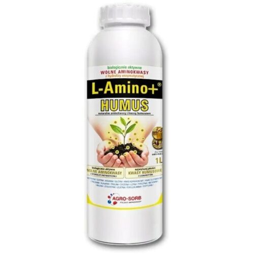 l-amino +humus 1l AGRO-SORB L-AMINO + HUMUS 1l (Biostymulator,Kwasy humusowe)