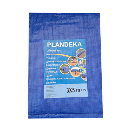 PLANDEKA 3x5m NIEBIESKA PLANDEKA 3x5m NIEBIESKA