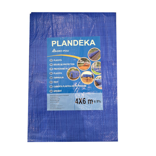 PLANDEKA 4x6m NIEBIESKA PLANDEKA 4x6m NIEBIESKA