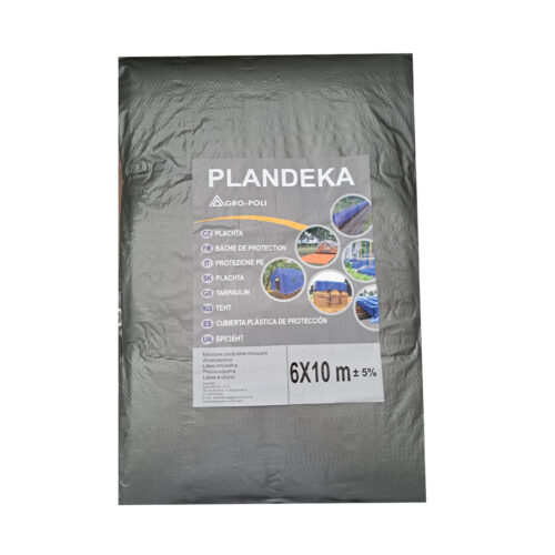 PLANDEKA 6x10m SREBRNA 110g/m2 PLANDEKA 6x10m SREBRNA 110g/m2