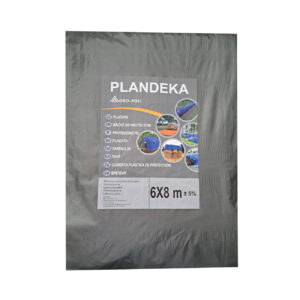 PLANDEKA 6x8m SREBRNA 110g/m2