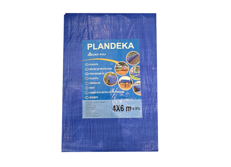Prywatne: PLANDEKA 4x6m NIEBIESKA Prywatne: PLANDEKA 4x6m NIEBIESKA