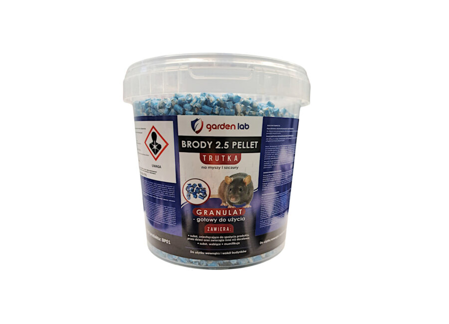 TRUTKA BRODY PELLET NIEBIESKA BP01 1KG WIADRO