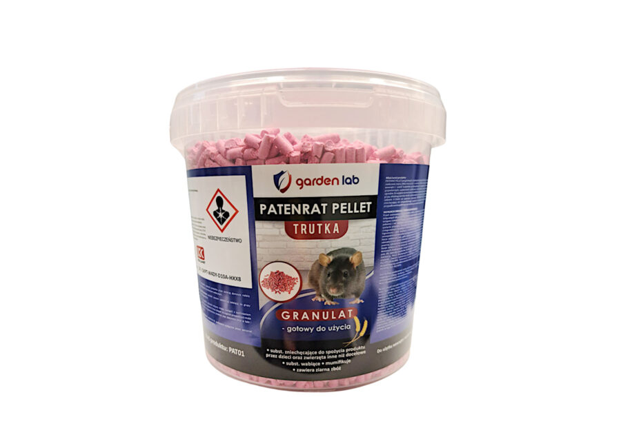 TRUTKA PATENTRAT PELLET CZERWONA PAT01 1KG WIADRO
