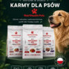 Baner psy z logo Karma dla psa z jagnięcina 12kg NutriHealth Pets