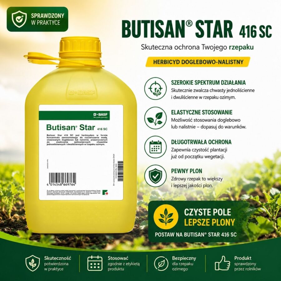 BUTISAN STAR 416 SC 5 L BASF (Jedno i dwuliścienne rzepak)