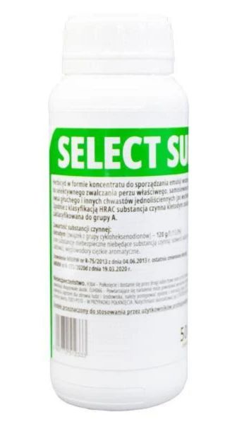 SELECT SUPER 120 EC 0,5L (Herbicyd,Jednoliścienne,Kletodym)